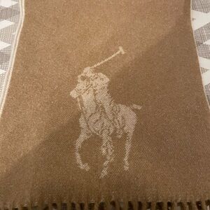 Polo by Ralph Lauren Tan Wool Scarf